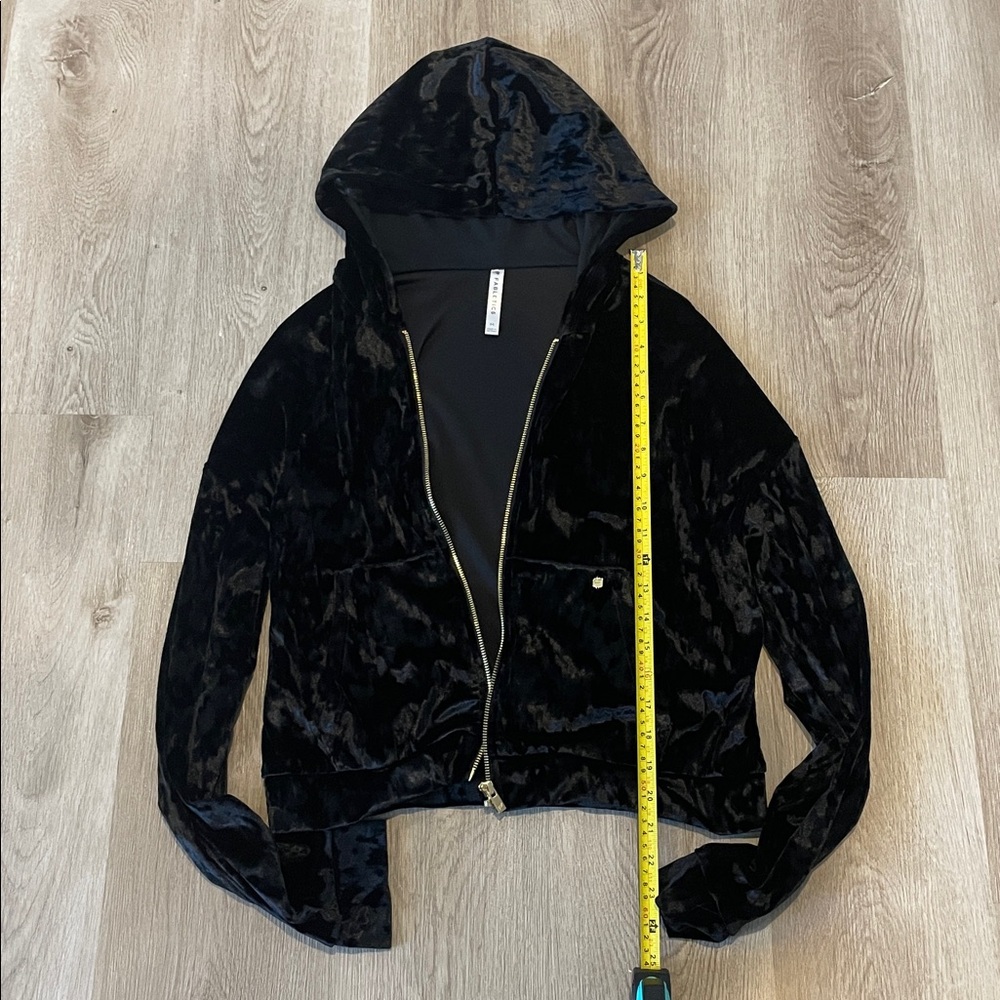 Fabletics Black Velvet Jacket